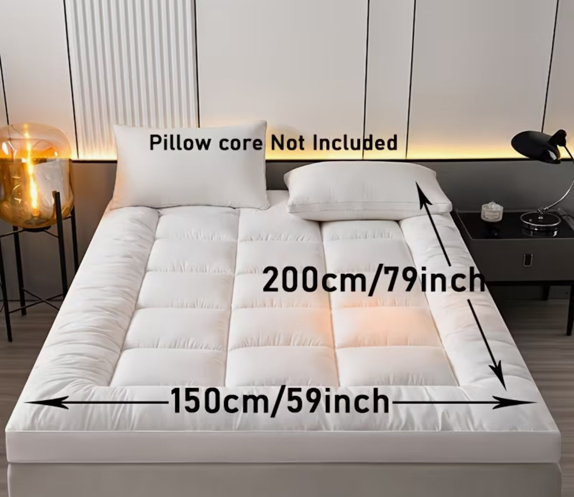 1 Soft Gray Mattress, Plush & Breathable