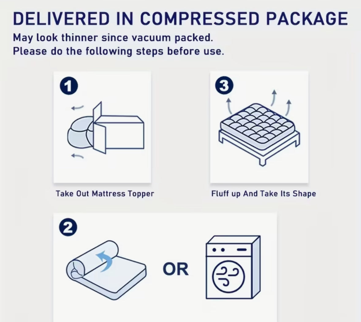 1 Soft Gray Mattress, Plush & Breathable