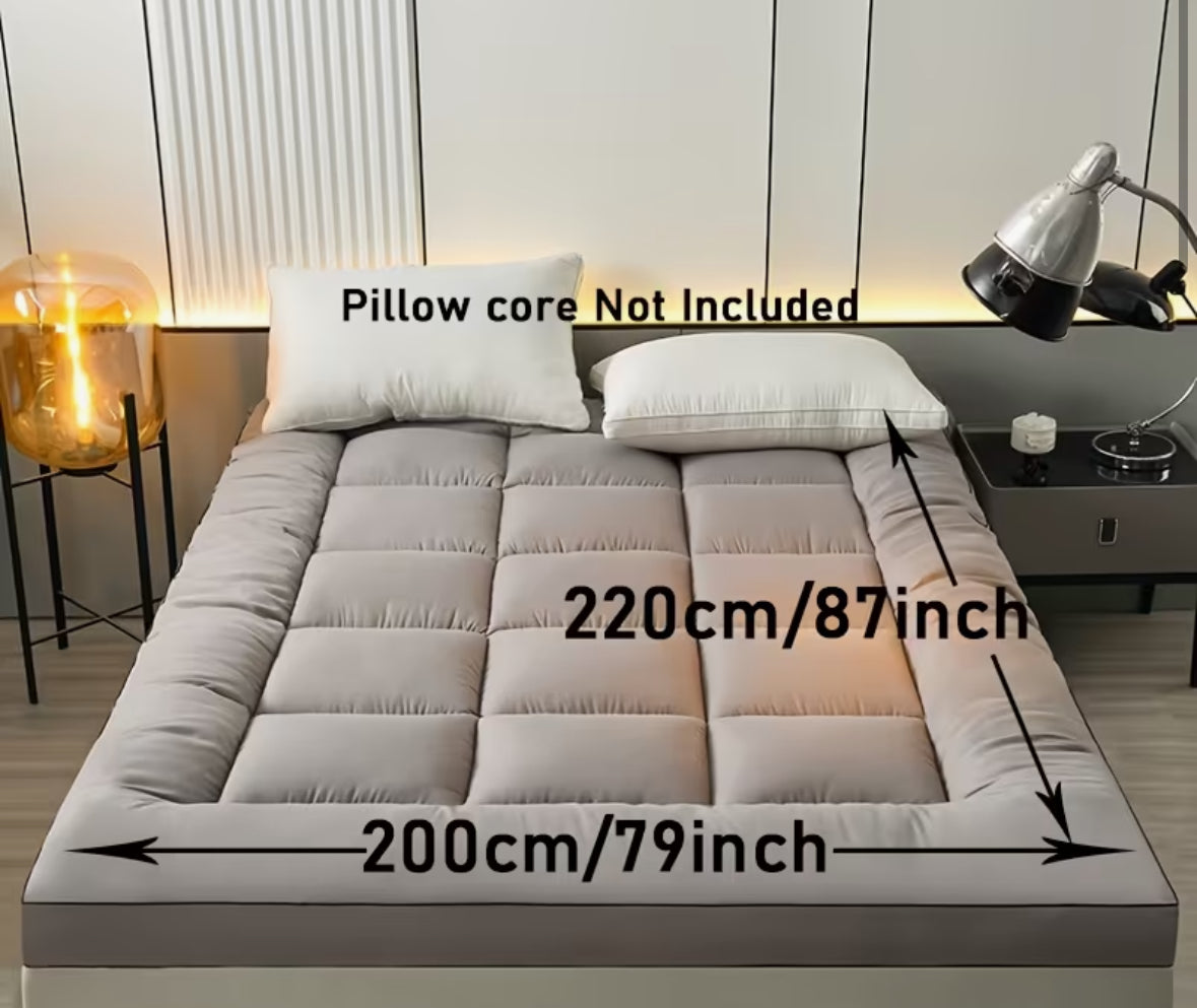 1 Soft Gray Mattress, Plush & Breathable