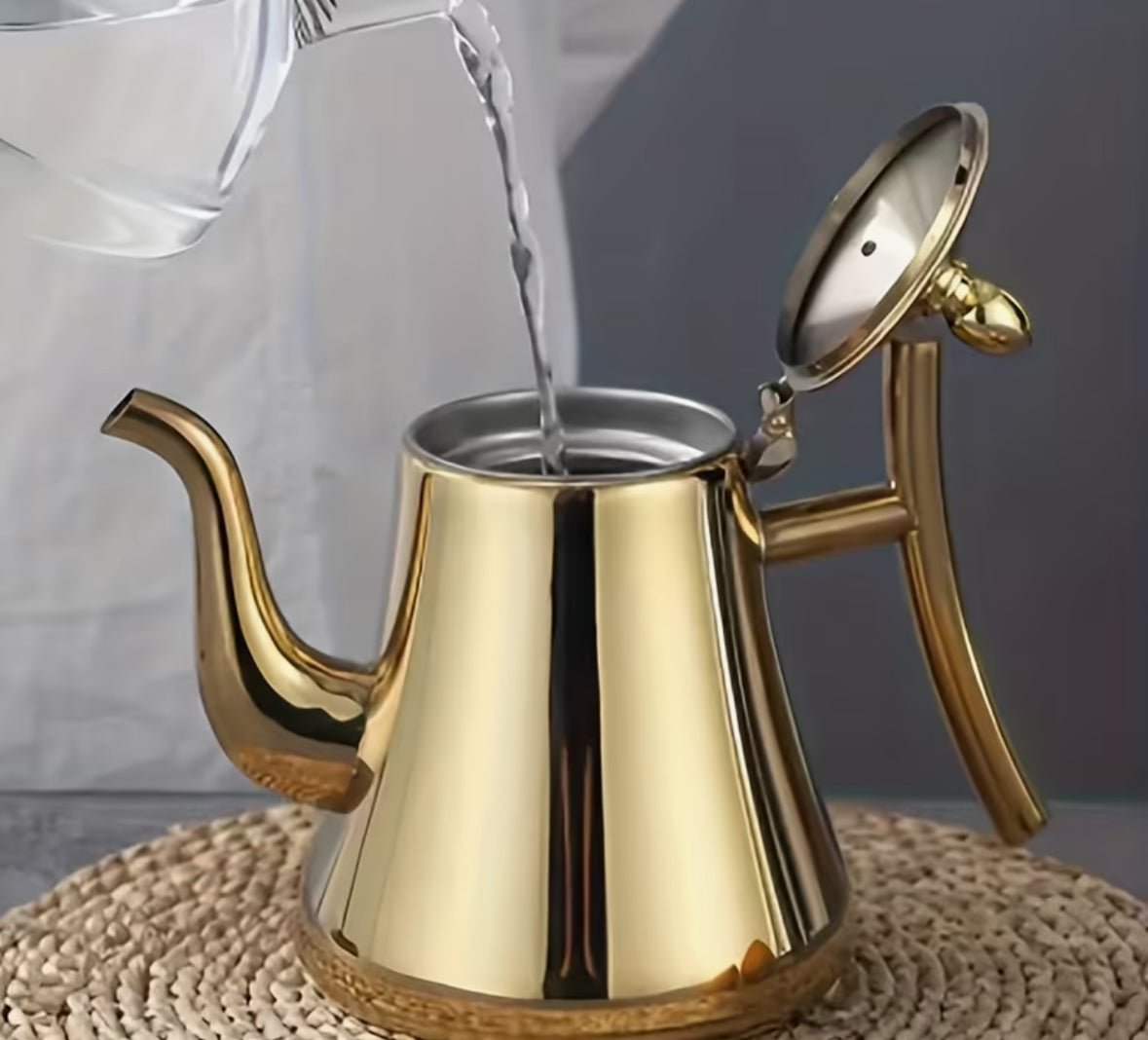 1 Set Of Stainless Steel Coffee Maker With Strainer