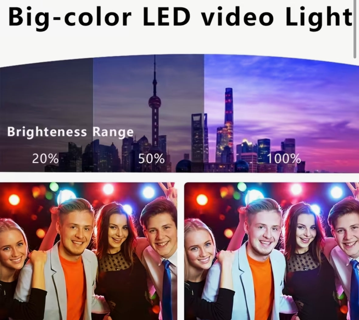 10-Inch Adjustable Ring Light with USB Power