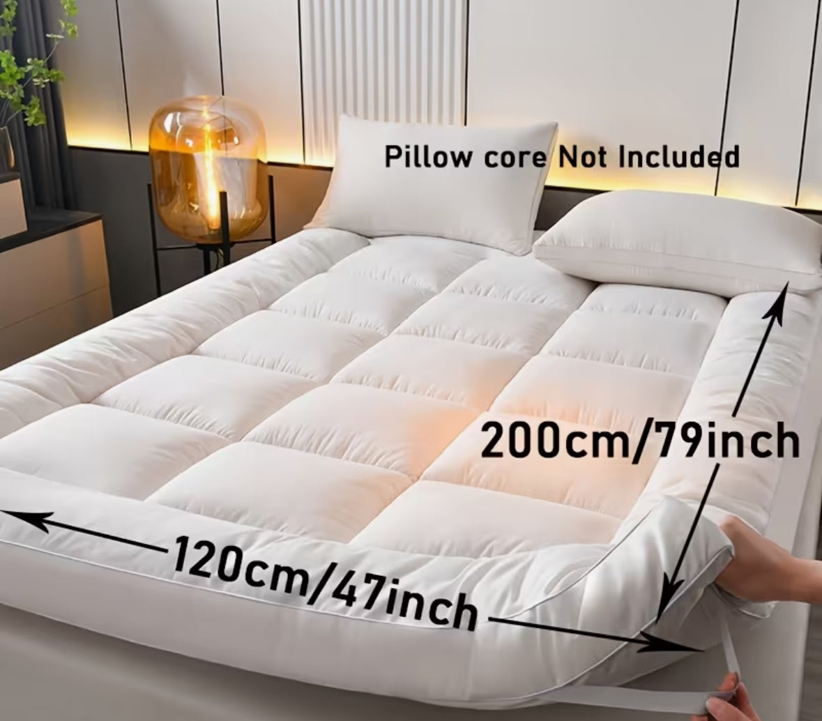1 Soft Gray Mattress, Plush & Breathable