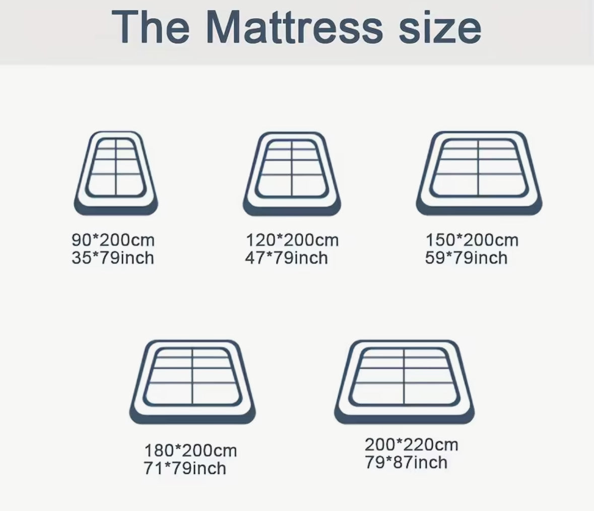 1 Soft Gray Mattress, Plush & Breathable