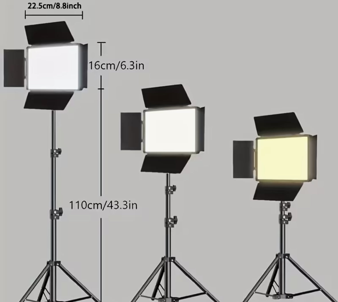 10-Inch Adjustable Ring Light with USB Power
