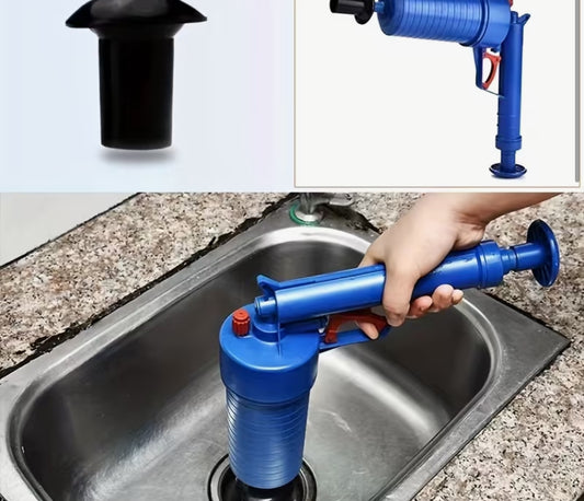 1 Set Toilet Plunger, Drain Clog Remover Tool With 4 Sized Suckers
