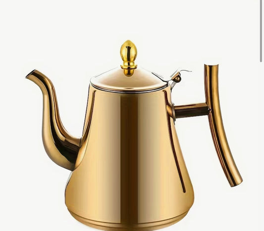1 Set Of Stainless Steel Coffee Maker With Strainer