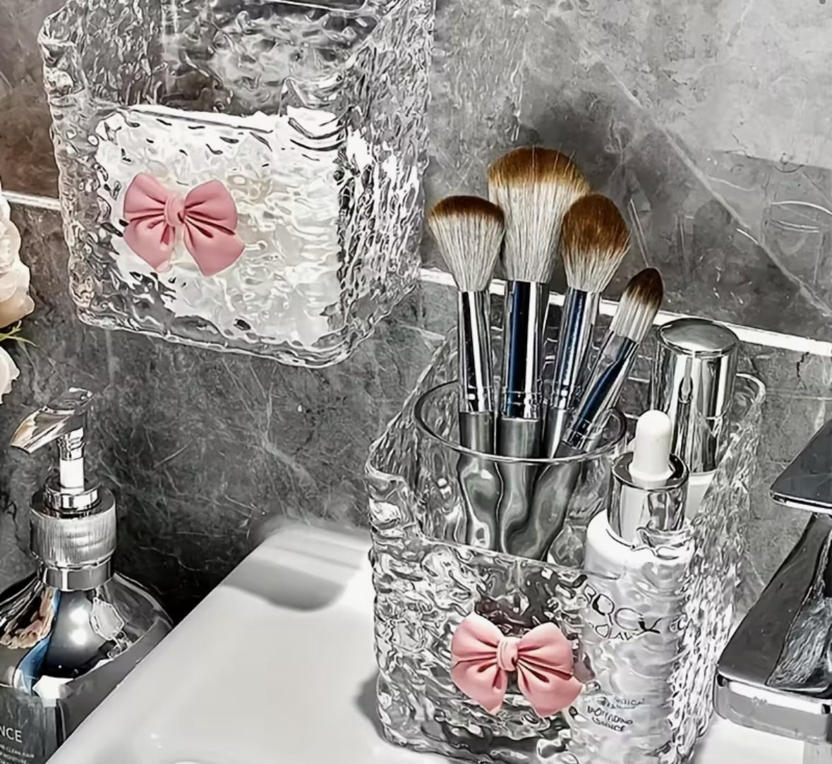 1/2/3 Wall-Mounted Bathroom Storage Bo...