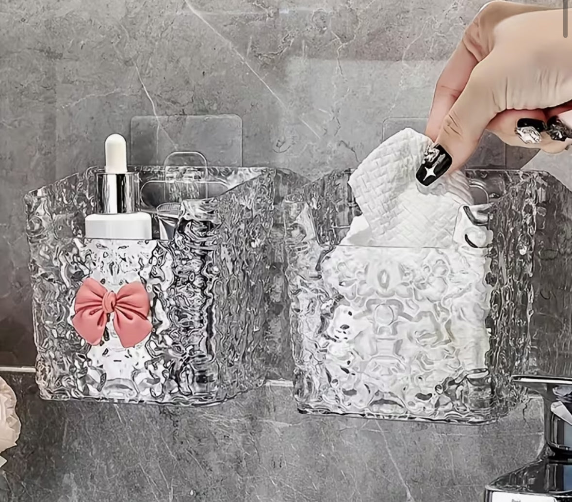 1/2/3 Wall-Mounted Bathroom Storage Bo...