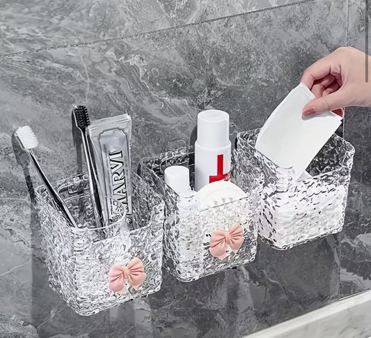 1/2/3 Wall-Mounted Bathroom Storage Bo...