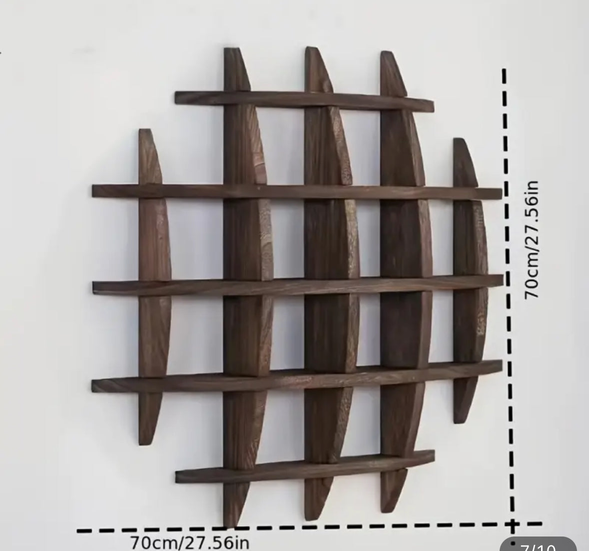 Vintage Wooden Wall Shelf,